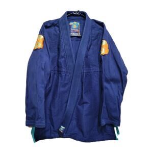 Inverted Gear Panda Brazilian Jiu Jitsu Kimono Adult Sz A2 Medium/ LRG Blue